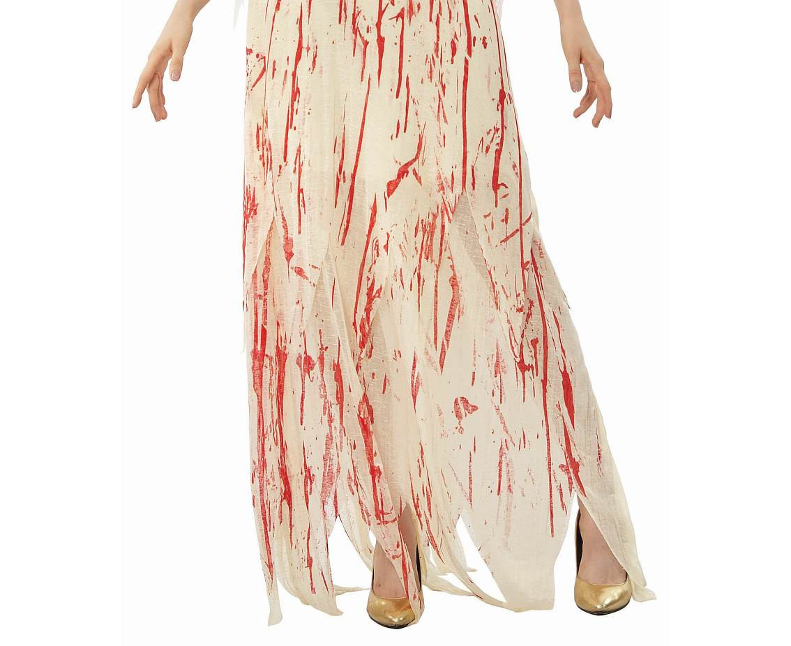 Role play-set for adult Ghostly Bride (dress, hairband), size S EOL
